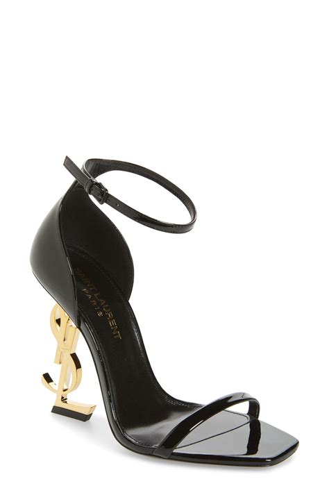 ysl black heel shoes|ysl heels black price.